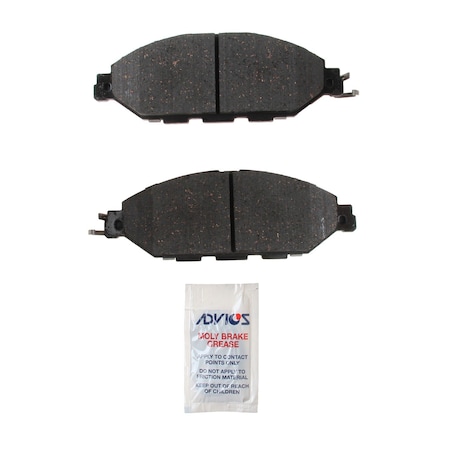 Advics 13-15 Niss Pathfindr/14-15 Inf Qx60:Fr Disc Brake Pad, Ad1649 AD1649